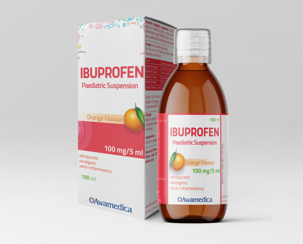 Ibuprofen Paediatric Suspension Awamedica
